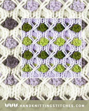 Hand Knitting - Snowball Textured Pattern