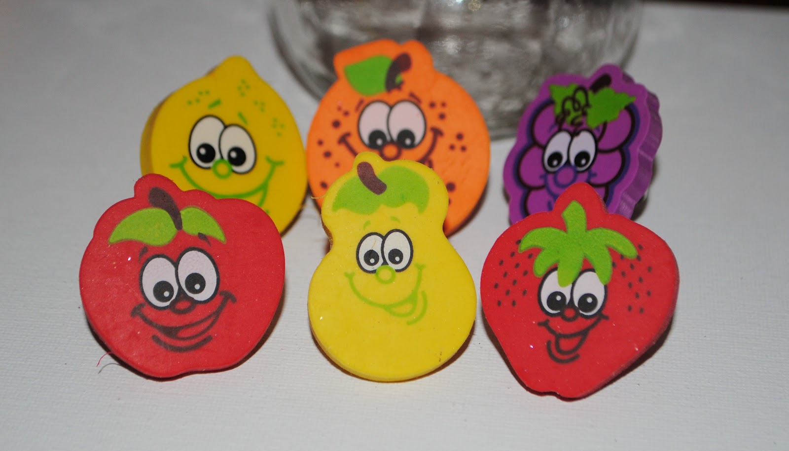 Fruit Erasers