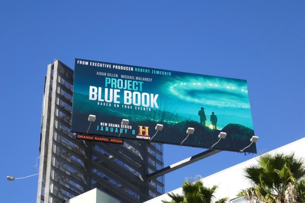 Project Blue Book series billboard Sunset & Vine Project Blue Book series billboard
