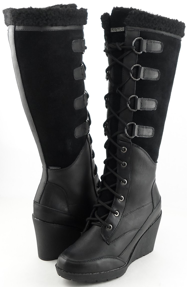 Shoe of the Day | Khombu Toronto Wedge Boots | SHOEOGRAPHY