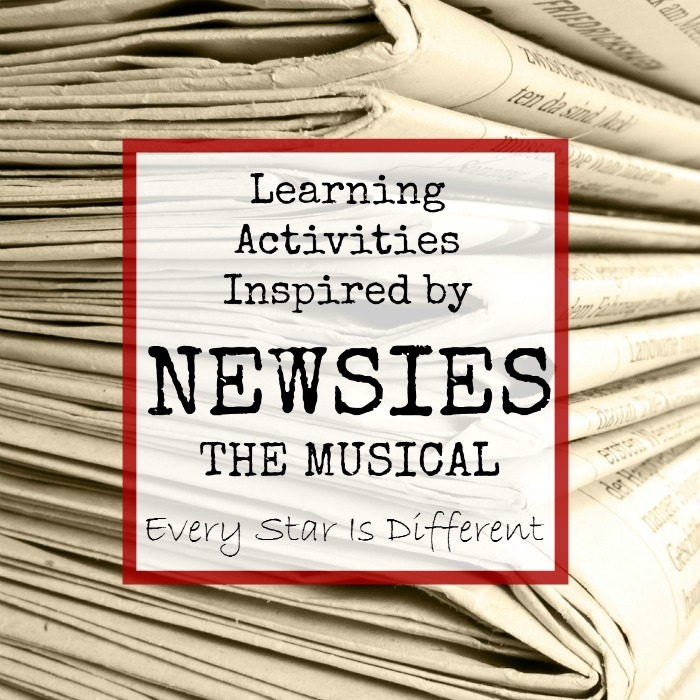 Learning Activities inspired by Newsies