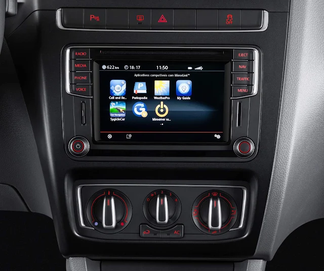 Novo VW Fox 2016 - sistema multimídia - App Connect