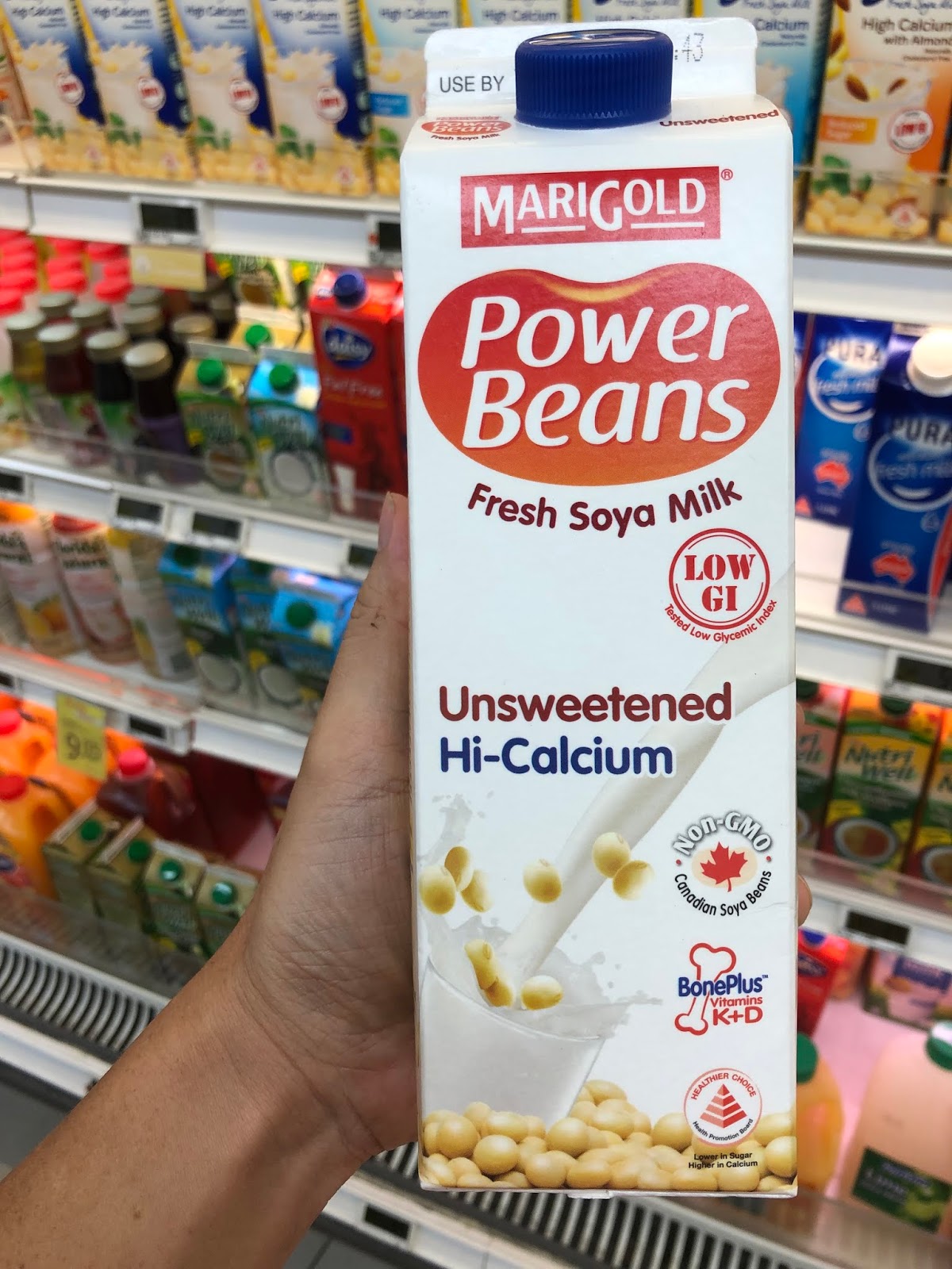 S M Ong Soya milk 'Unsweetened' doesn't mean no sugar except