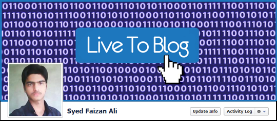 I Live To Blog Facebook Timline Cover