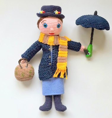 amigurumi Mary Poppins Free Crochet Pattern