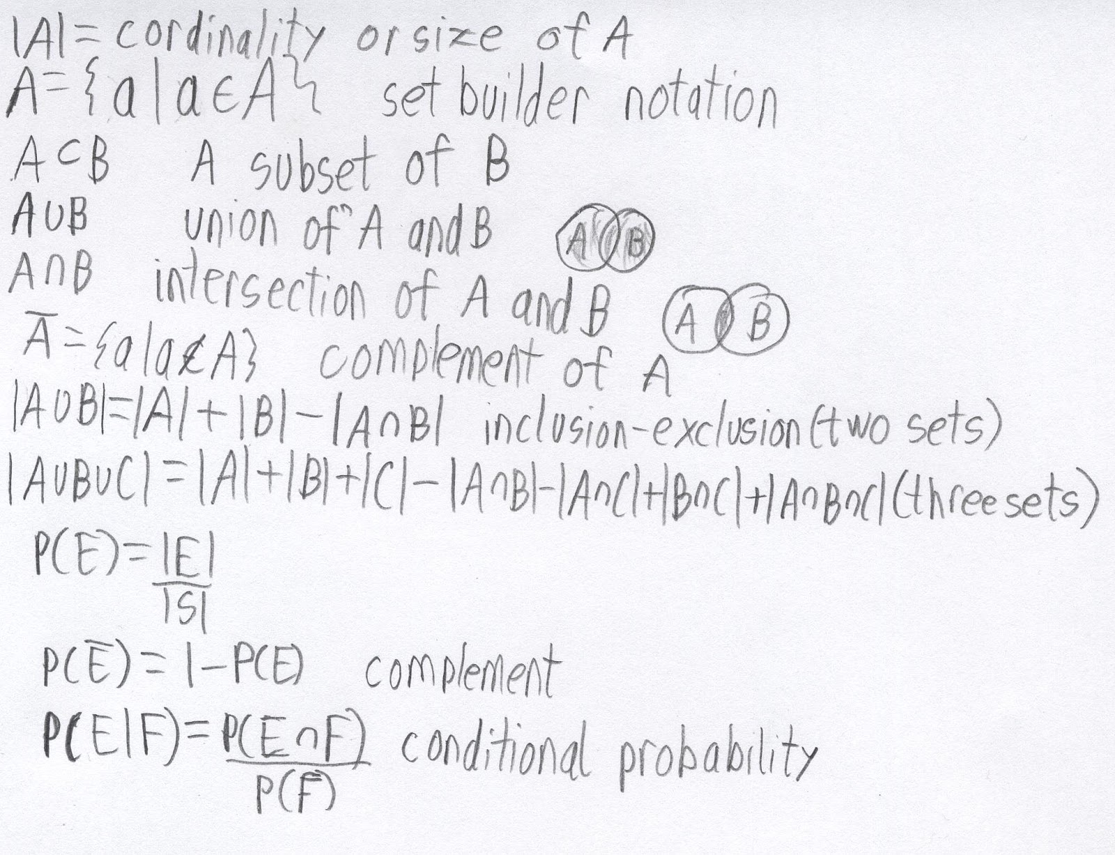 Set Theory and Probability | My Math Spot