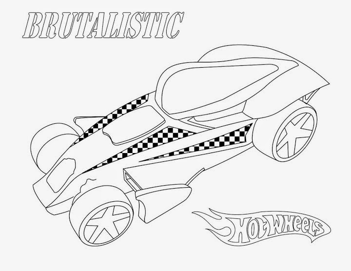 Hot Wheels Coloring Pages 49