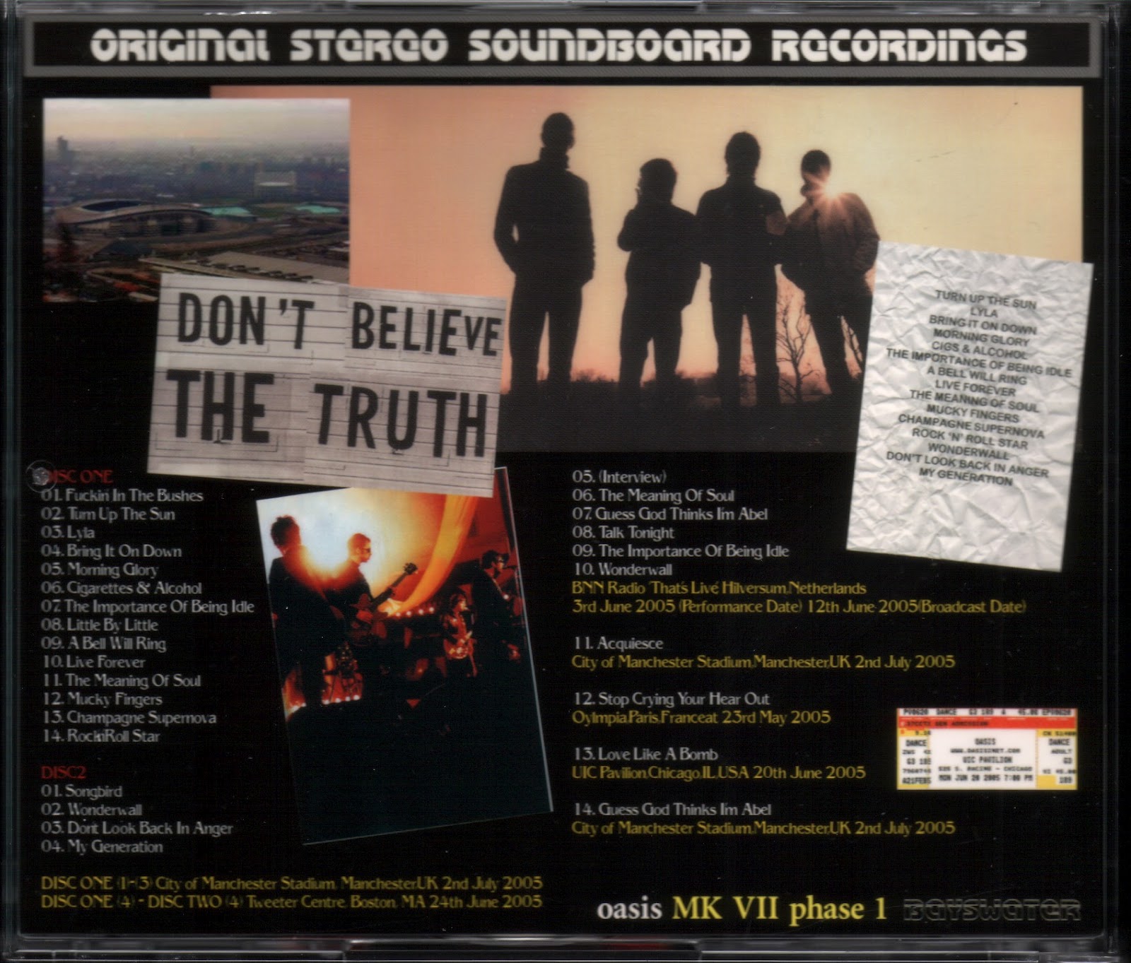 Oasis Don’t Believe The Truth (2005, CD) Discogs Oasis Don’t Believe The Truth (2005, CD) Discogs