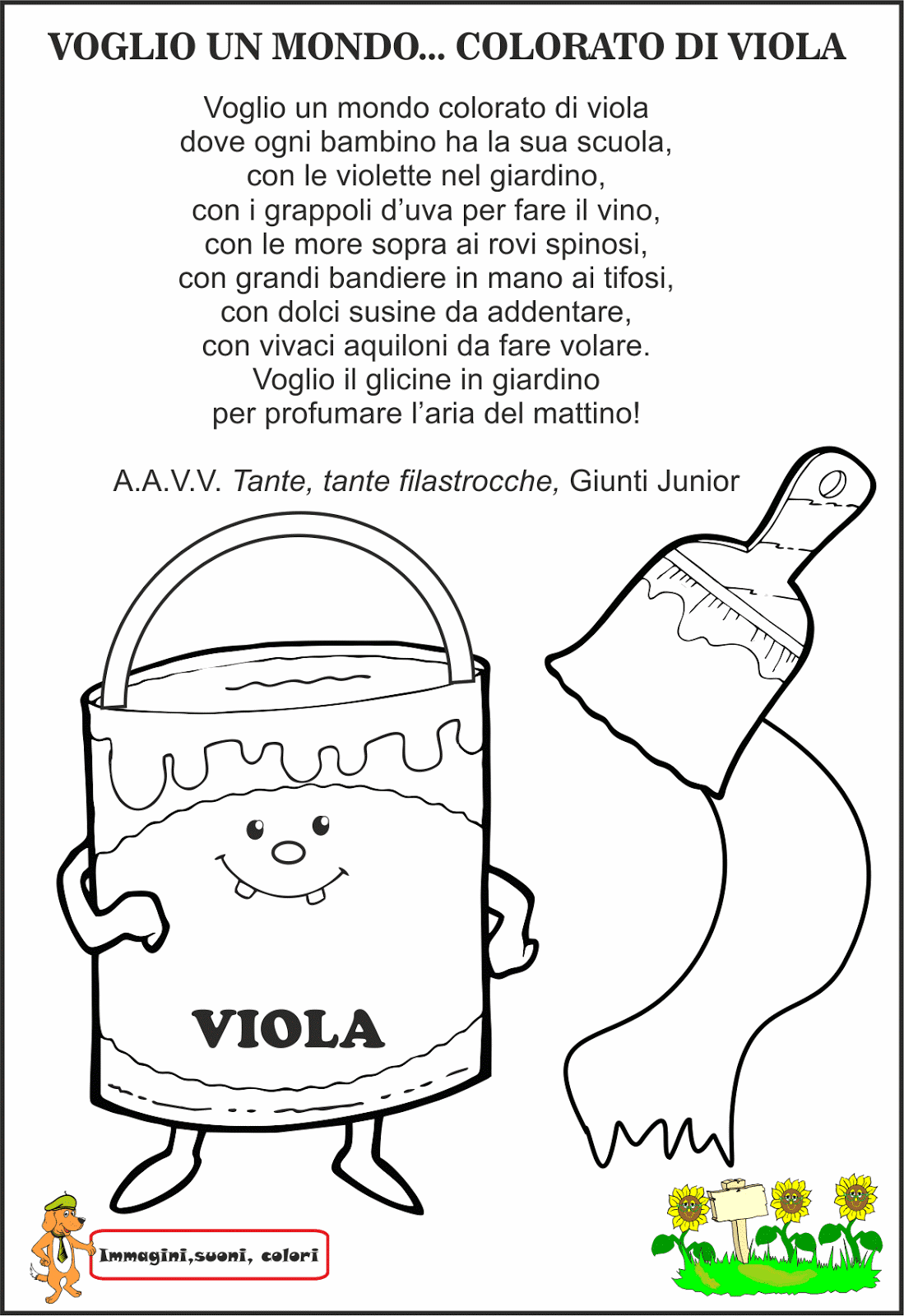 Schede Didattiche Sui Colori Secondari Scuola Dell Infanzia