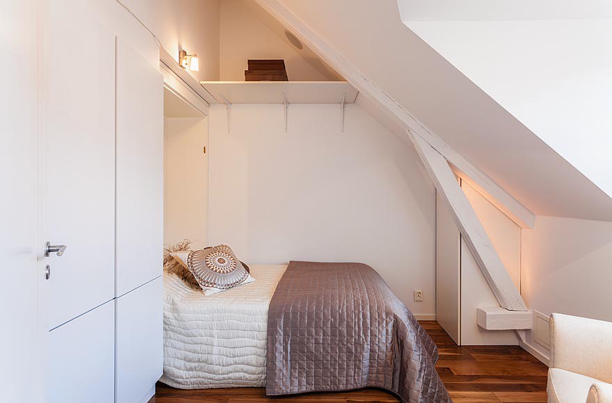 Un luminoso atico en Estocolmo