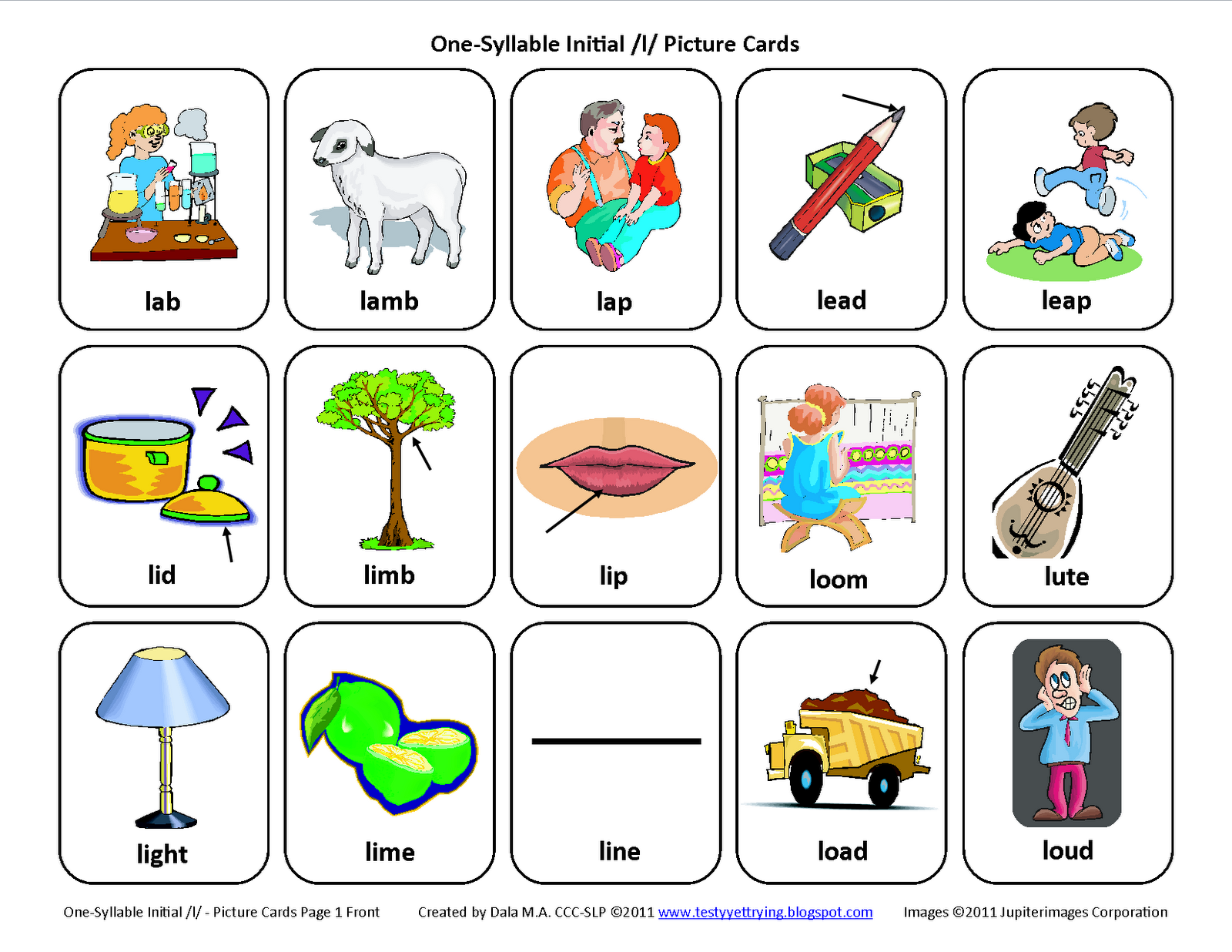 Free Printable Worksheets For Initial Sounds