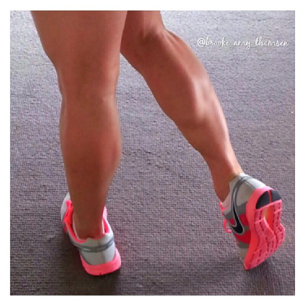 Her Calves Muscle Legs Athletic Legs with Big Muscular Calves