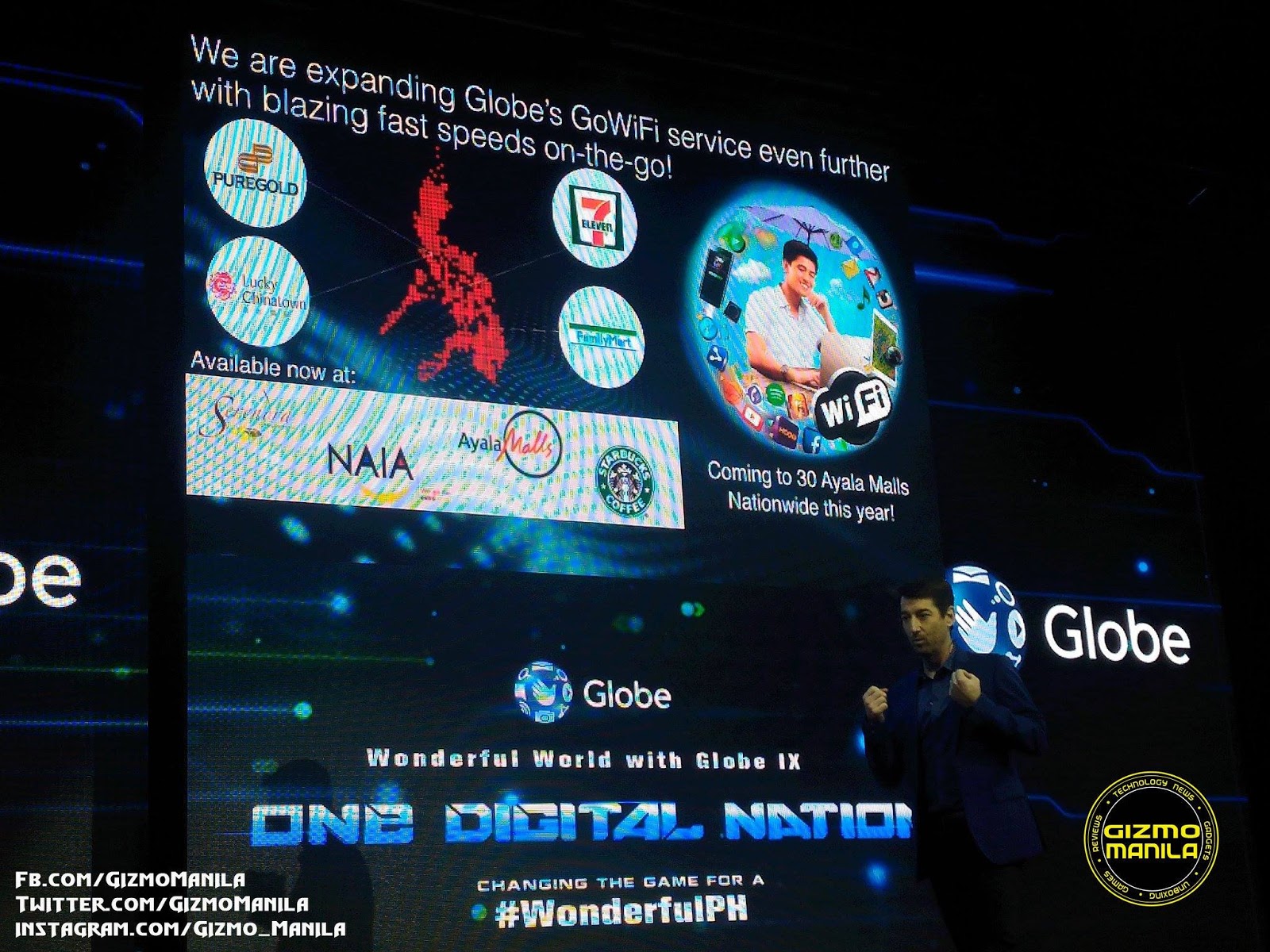 Enjoy Free WiFi in All Ayala Malls with less buffering using Globe
