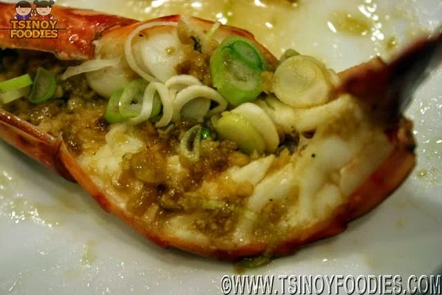 fried prawn with garlic and pepper