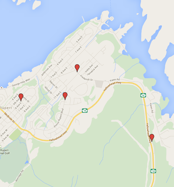 North Coast Review Prince Rupert Realty Tracker, week ending December