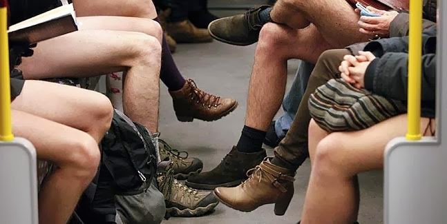 Día sin pantalones en el metro Madrid 2014 | No Pants Subway Ride