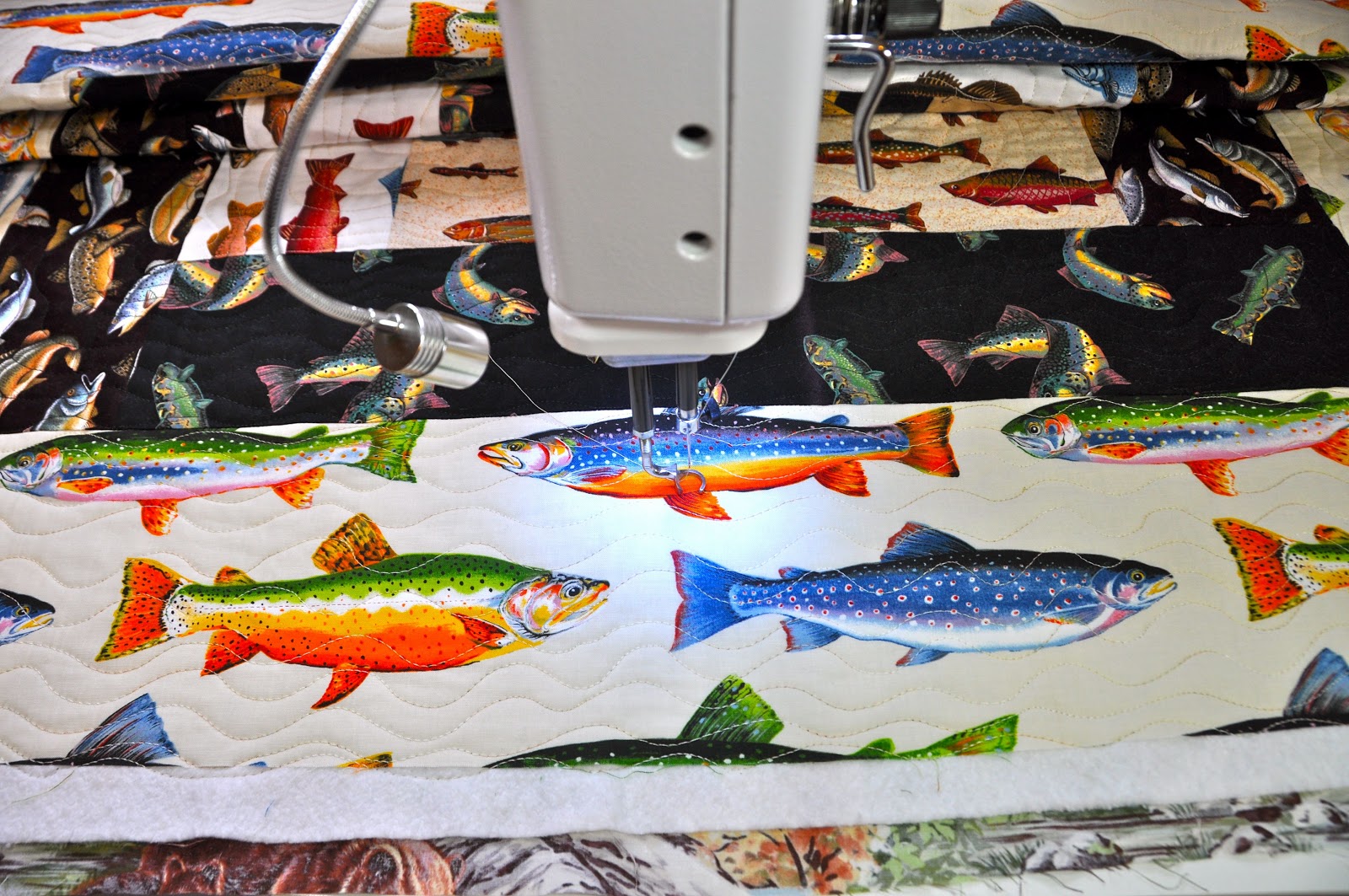 LuAnn Kessi Gone Fishing......Baby Quilt