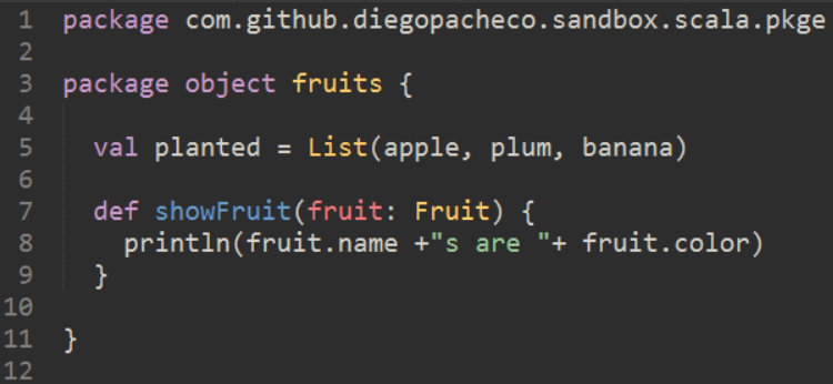 Scala Package Objects