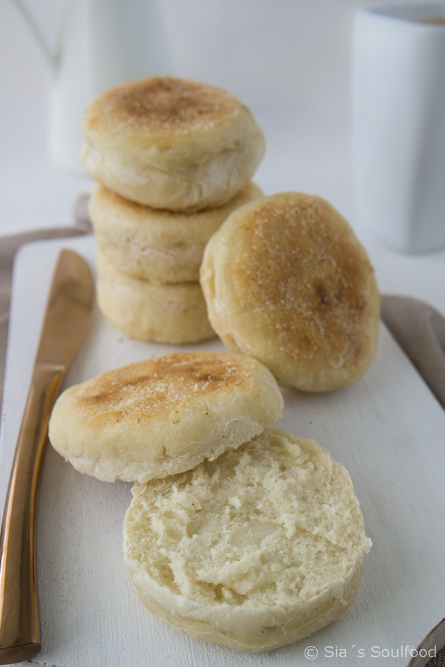 sia´s soulfood foodblog: English Muffins &amp; Apfel-Zimt-Konfitüre