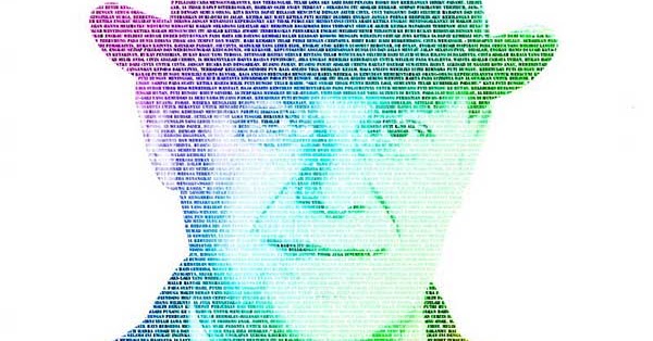 PhotoEffect: How To make a Face in Typography using Photoshop