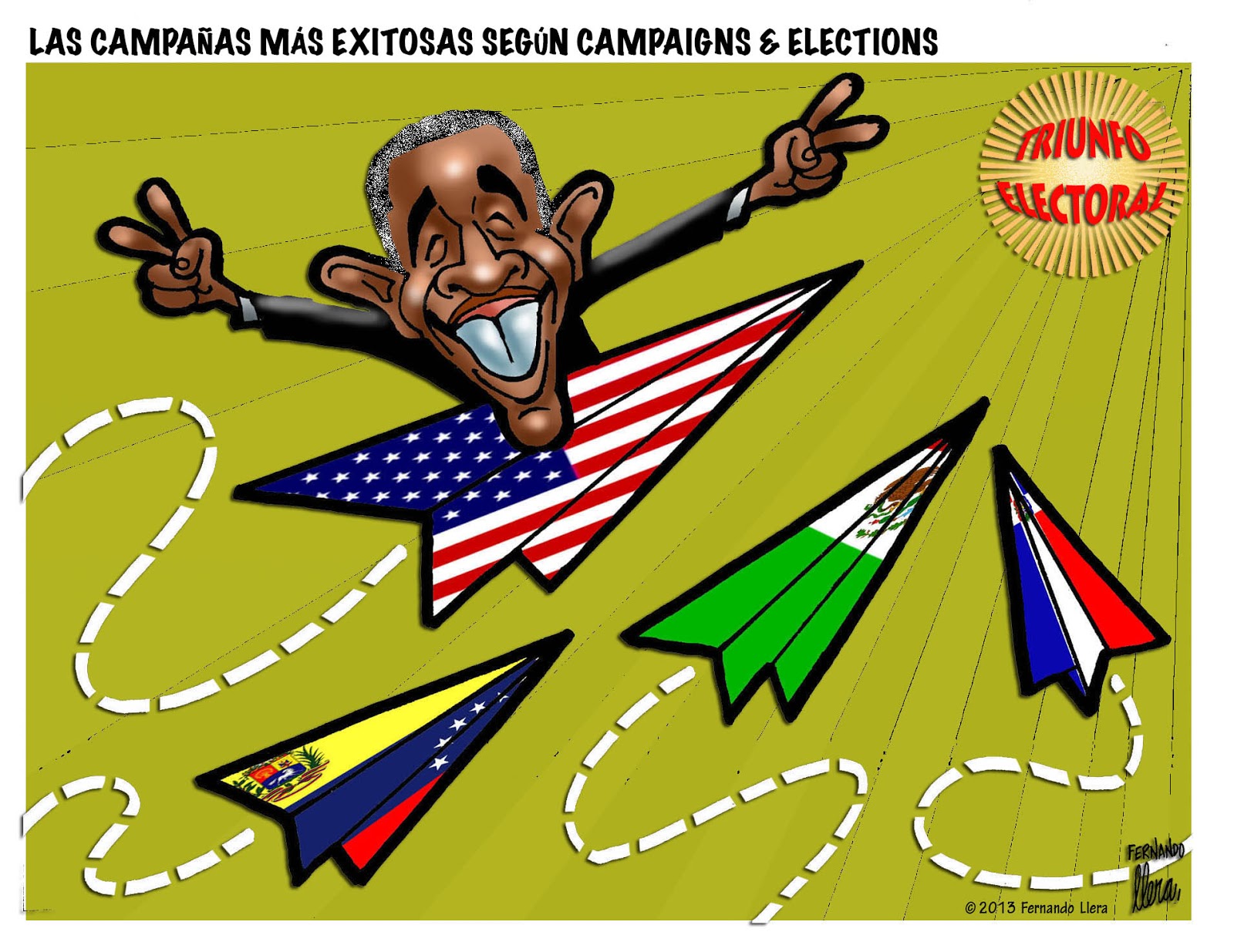 Fernando Llera Blog Cartoons Campaigns & Elections magazine rates U.S