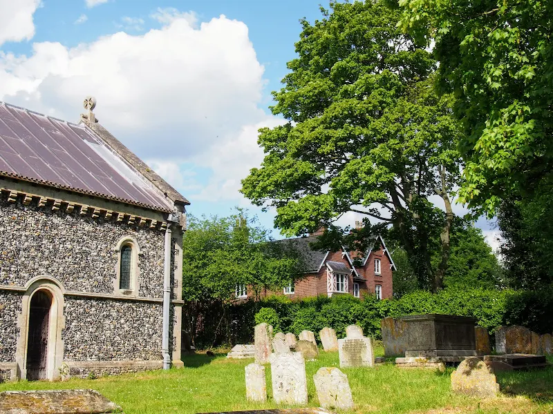 View of the rectory from the churchyard