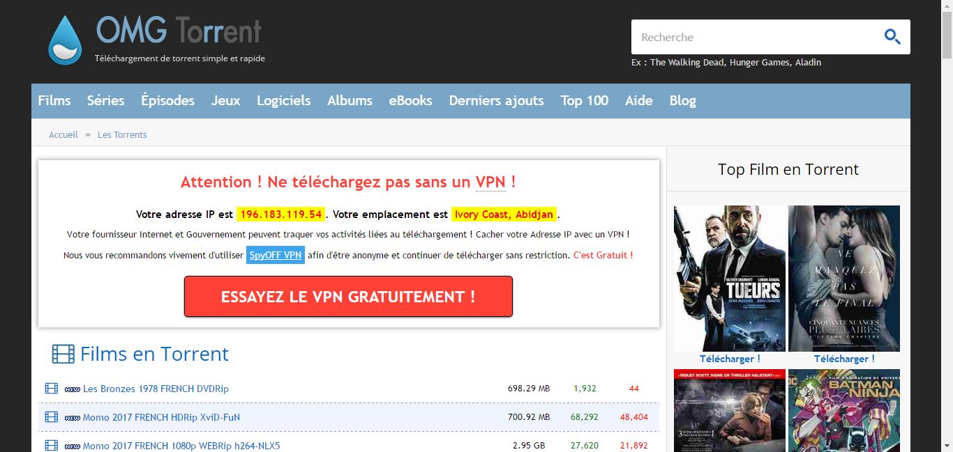 TOP 5 des meilleurs sites de torrents pour télécharger vos films et séries