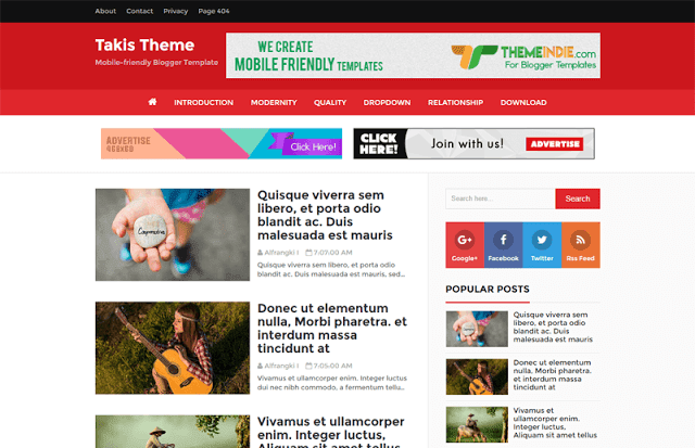 takis бесплатный шаблон для blogger blogspot