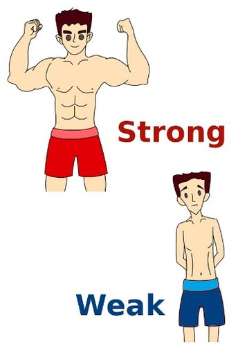 Weak strong вектор. Is he strong. Be stronger. Stronger. Strong weak картинки для детей.