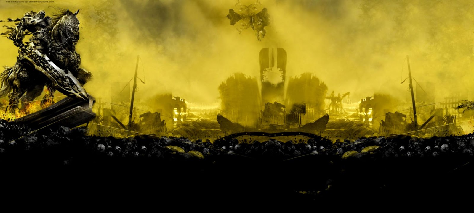 Darskiders game Twitter background   Twitterevolutions