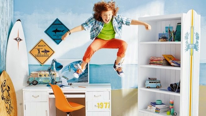 Dormitorios tema surf - Ideas para decorar dormitorios