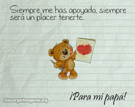 Padre pensamientos bellos dedicar.
