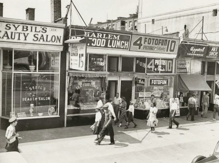 H A R L E M + B E S P O K E: ☞ REMEMBER: 125th Street Storefronts c. 1939