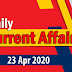 Kerala PSC Daily Malayalam Current Affairs 23 Apr 2020