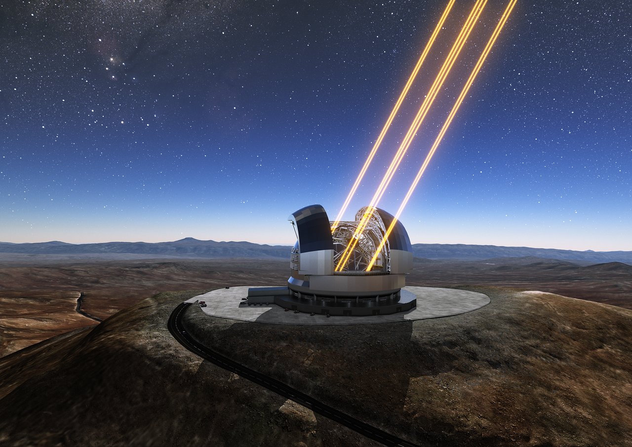 caravela sideral Futuros telescópios / Future telescopes ELT, Extremely Large Telescope