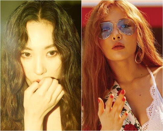 [NB] WG Fans Excited For Sunmi And Hyuna's Solo Comeback Promos To
