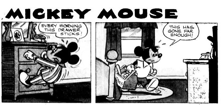 classic Disney: 1959 MICKEY MOUSE NEWSPAPER CARTOON