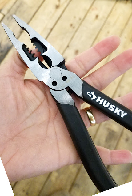 Husky 6-in-1 Multi function pliers from cable stripper to screw shearing