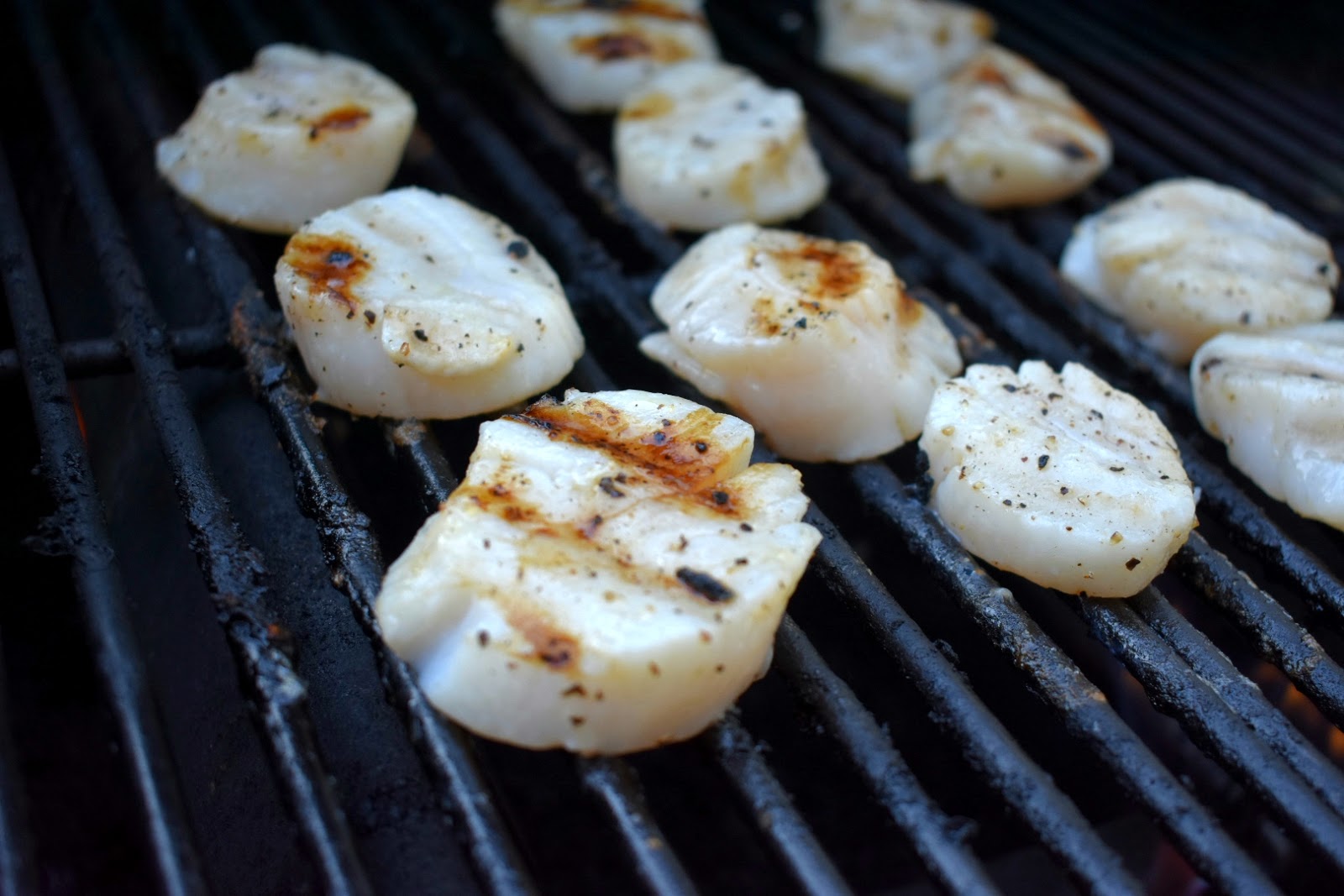 Grilled Scallops with Ginger Shallot Sauce Chef Jen