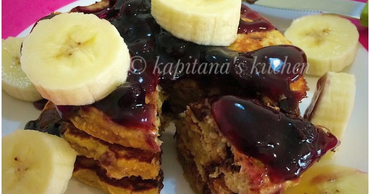 kapitana's kitchen Flourless Peanut Butter, Oat, and Banana Pancakes