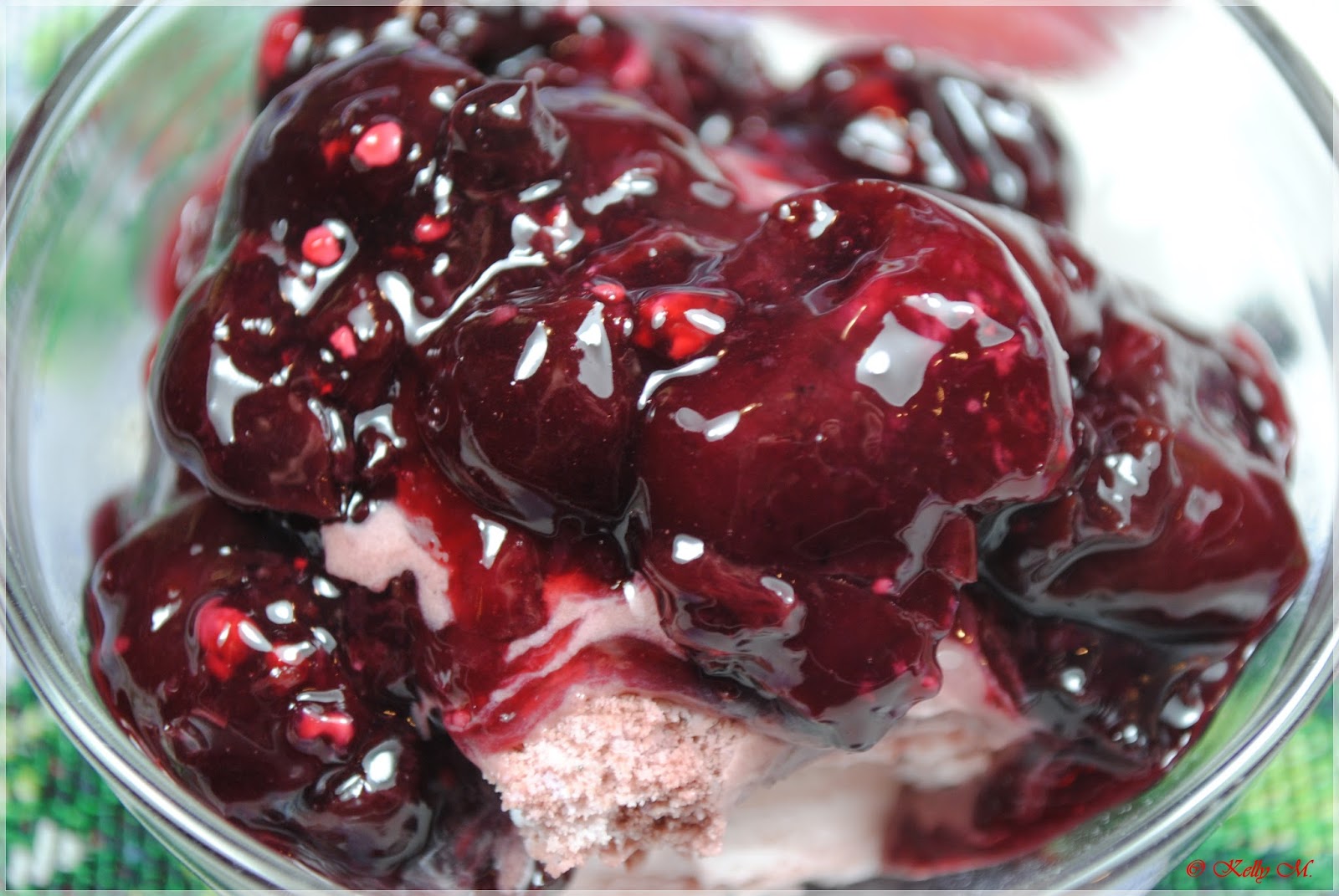 Baguettes and Blush Rum Cherry Sauce