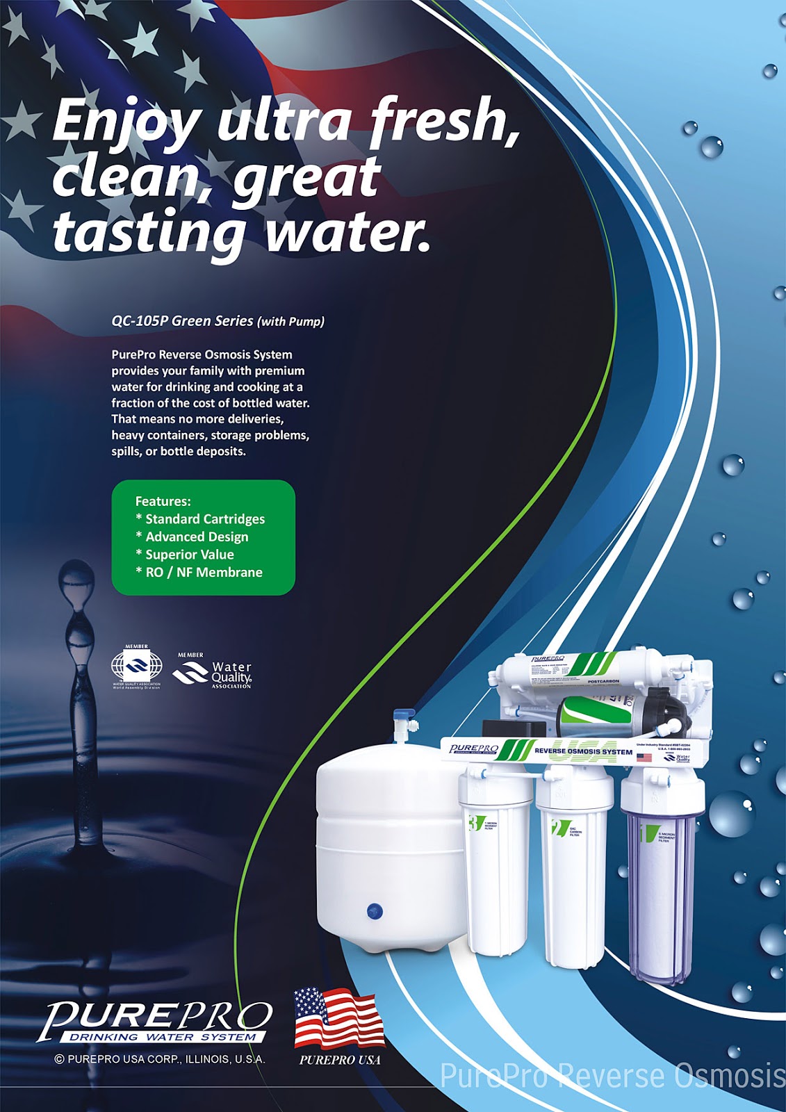 Reverse Osmosis System Manufacturer PurePro Water Corp Water Filter Manufacturer