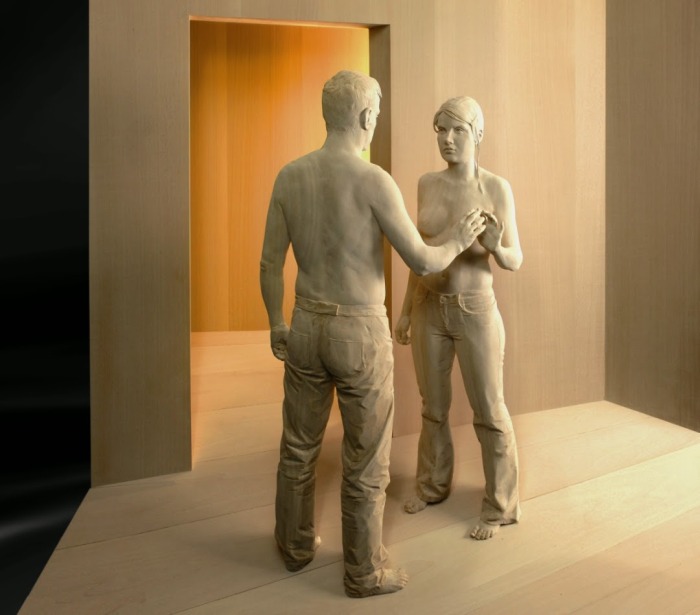 Гиперреалистичные скульптуры из дерева. Peter Demetz