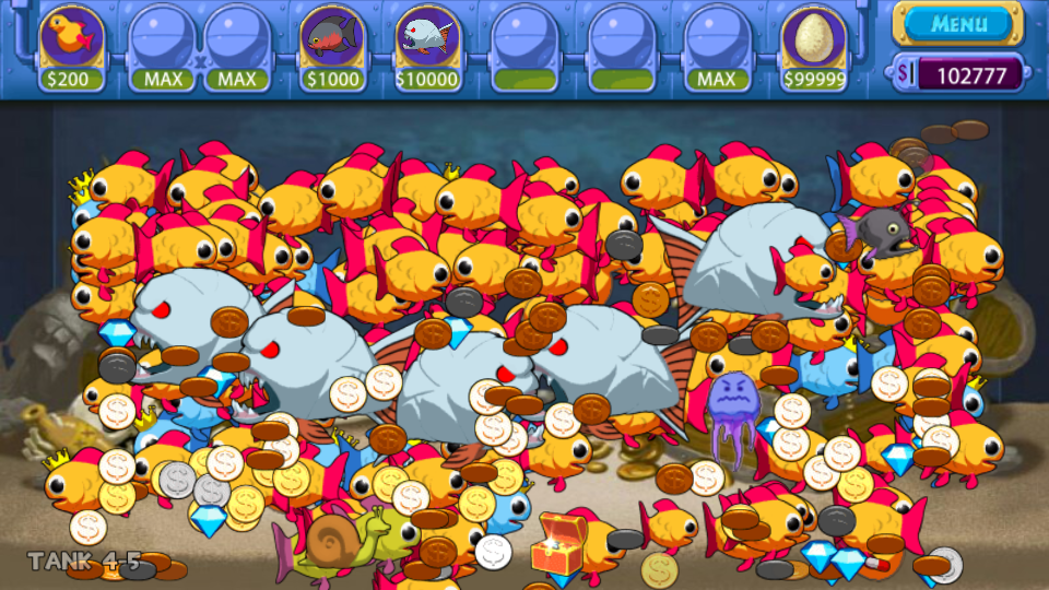 Insaniquarium virtual tank - boopolitics