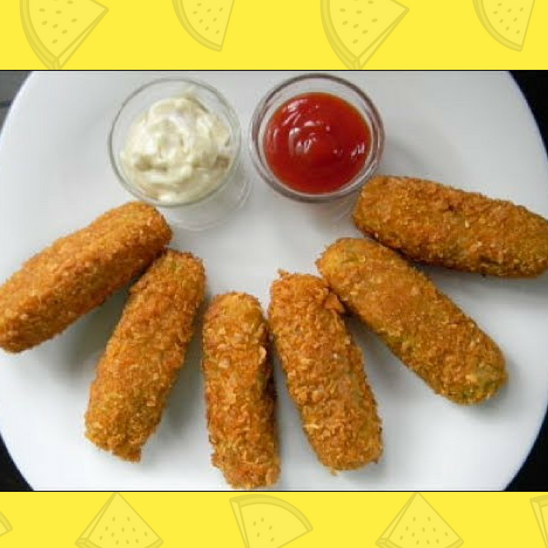 How to make KFC vegetable strips at home for diet COOKING FEVER