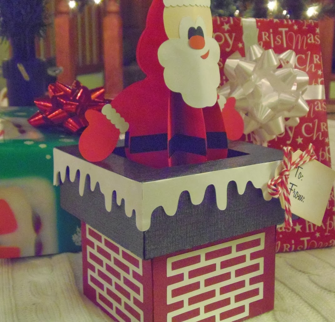Craft with Bee: 25 Days of Christmas - Chimney Gift Box