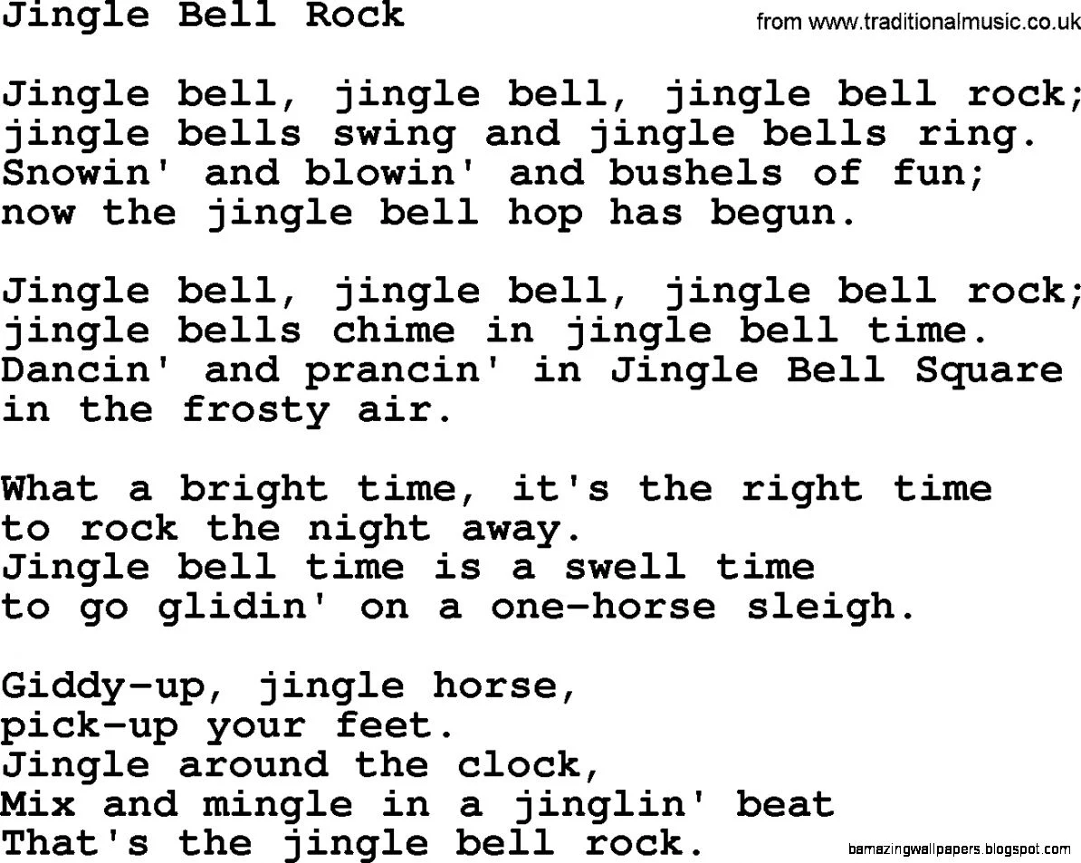 Jingle Bell Rock Song Amazing Wallpapers