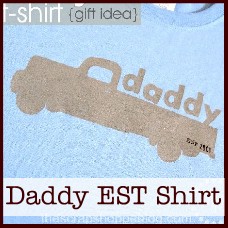 daddy est tshirt