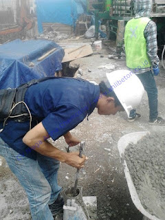 Pada pekerjaan ini penggunaan Conplast WP 421 sebanyak 2 liter / m3