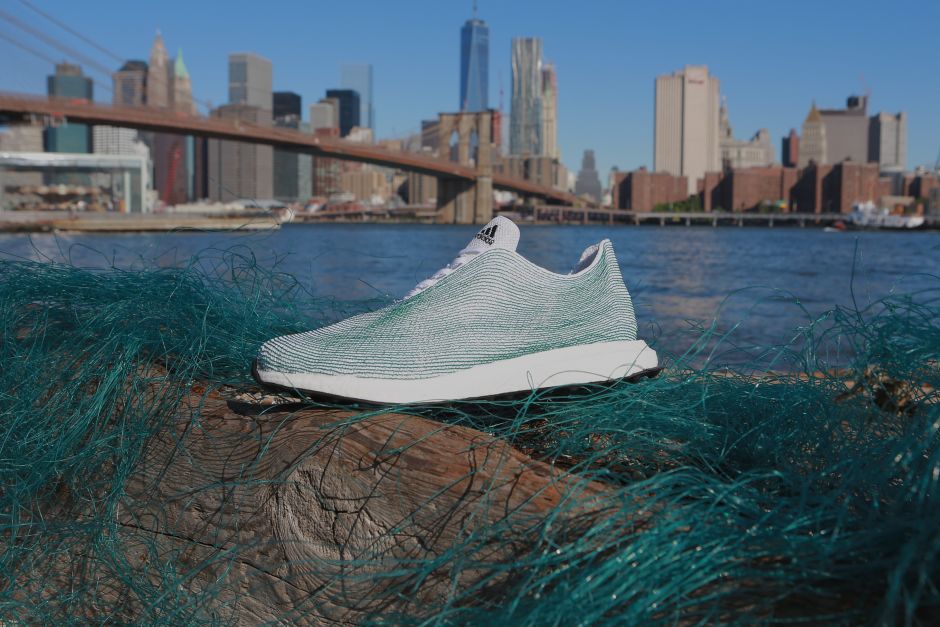 Adidas Creates Sneakers That Are Made Entirely from Ocean Trash - Sustainable Sneakers